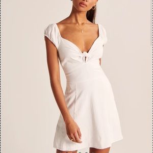Abercrombie & Fitch Knot-Front Mini Dress